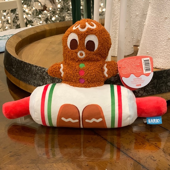 NWT Bark Box Roland Overman L (50+ lbs) dog toy, It has a squeaker and crinkle - Picture 1 of 9